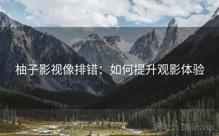 柚子影视像排错:如何提升观影体验 柚子影视像排错:如何提升观影体验